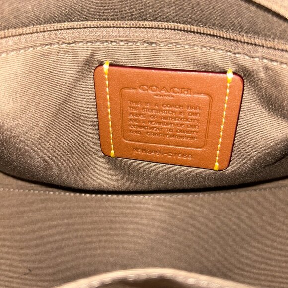 Coach Maggie Small Tote Bag Dark Stone - Picture 3 of 6